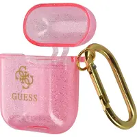 GUESS Gua2Ucg4Gp Airpods 1/2 Coverróowy/Pink Glitter Collection