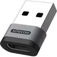 Sitecom AD-1014 changeur de genre de câble USB-A USB-C Noir, Gris