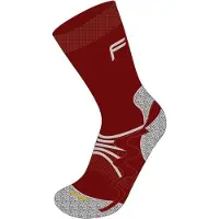 Fuse Hommes, Chaussettes de sport, Randonnée de sécurisation en plein air E 100 / 47-49 Chaussettes de Bourgogne (47 - 49), Rouge, Marron