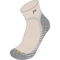 Fuse Hommes, Chaussettes de sport, Protection extérieure Trekking E 100 / 47-49 Chaussettes blanches et graphite (47 - 49), Blanc