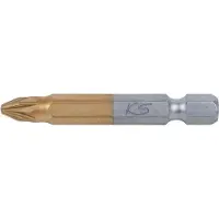 Ks Tools 1/4" Embout TiN, 50mm, PZ3, paquet de 5