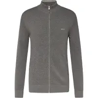 Gant Vestes en maille gris / blanc