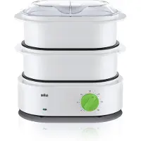 Braun FS 3000 cuiseur vapeur 2 Nombre de paniers Comptoir 850 W Vert, Blanc