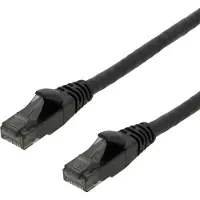 Deltaco U / UTP High Flex Câble patch Cat6, 3m, multiconducteur, 24AWG, noir