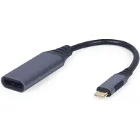 Enzo Adapter USB Typ-C auf DisplayPort, Spacegrau