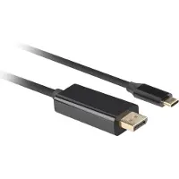 Lanberg Adaptateur de câble vidéo CA-CMDP-10CU-0010-BK 1 m USB Type-C DisplayPort Noir