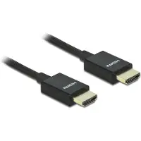 DeLOCK HDMI (Typ A) — 3x HDMI (1 m), Câble vidéo, Noir