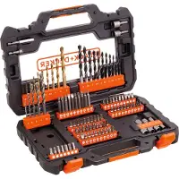 Black & Decker Kit d'embouts de perçage 104 pces