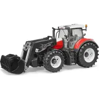 Bruder Spielwaren Tracteur STEYR 6300 Terrus CVT avec fourche - - Echelle 1:16e - 44,5 cm