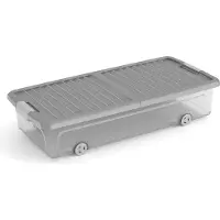 Kis Box W Box Underbed L transparentní, šedé víko