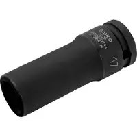 Bahco K7806M-24 - Douille À Choc Longue 6 Pans 1/2", Dimensions Métriques, Et Finition Phosphatée
