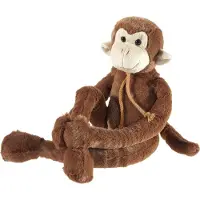 Heunec Peluche singe qui se balance, 45 cm