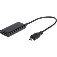 Gembird A-MHL-003 USB graphics adapter Noir