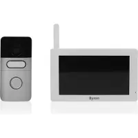 Byron Visiophone portable sans fil - Ecran tactile - Portée 200m