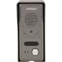 ORNO Interphone Eluvio - Noir - Maison individuelle - Ergonomique - Transmission duplex - Design moderne