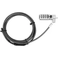 Targus Asp71gl Padlock Cable For Laptop Lock Argenté