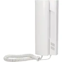 ORNO Interphone PA-456 - Blanc - Analogique - Boîtier robuste en ABS - Réglage du volume