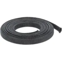 DeLOCK Manchon tressé extensible 10 m x 12 mm Noir - Delock