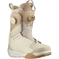 Salomon Snowboard - Boots de Snowboard - Kiana Dual Boa Natural/Cement/Almond Milk pour Femme - Taille 36,5