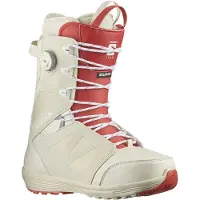 Salomon Snowboard - Boots de Snowboard - Launch Lace Sj Boa Bleached Sand/Almond Milk/Aurora pour Homme - Taille 39