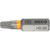 Heco HD-20 Embouts avec bague de couleur orange sous blister de 2 pièces