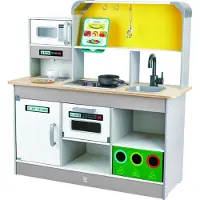 Hape Deluxe Kitchen With Fryer Clair Enfants