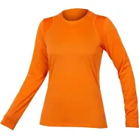 Endura Singletrack Long Sleeve T-shirt Orange 2XL Femme