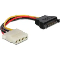 DeLOCK - Câble d'alimentation - alimentation SATA (M) pour alimentation interne 4 plots (F) - 12 cm