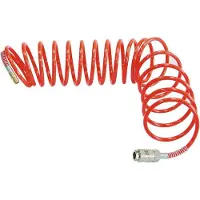 Mega 66252 Tuyau spiralé 15 m, 6/8 mm, 200 psi, 6 bars (15 m, 8 mm)