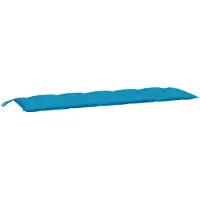 vidaXL Housse de banc de jardin bleu clair 180x50x7 cm tissu Oxford