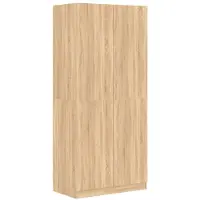vidaXL Garde-robe Chêne sonoma 90x52x200 cm Bois d’ingénierie