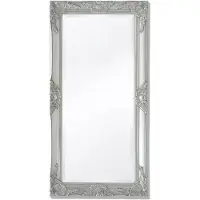 vidaXL Miroir mural style baroque 100x50 cm Argenté