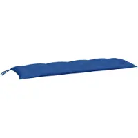 vidaXL Coussin pour banc de jardin bleu royal 150x50x7 cm tissu Oxford
