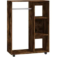 vidaXL Armoire chêne fumé 80x40x110 cm Bois composite