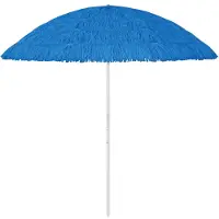 vidaXL Parasol Hawaii bleu 300 cm