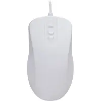 Cherry ACTIVE KEY Ergo Souris hygiénique désinfectable avec câble w (Filaire), Souris, Blanc