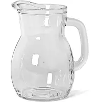 Bormioli Rocco Verseuse en verre Rocco Bormioli Bistrot 0.25 ltr Ø9x11.5 cm verre,1 pièce, Conteneurs de service, Transparent