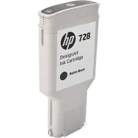HP 728 (F9J68A) - Noir mat - Cartouche d'encre