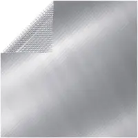 vidaXL Couverture de piscine rectangulaire 1000x600 cm PE argenté