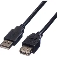 Roline Câble USB 2.0 Type A-A, M/F 0,8m