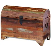 vidaXL Coffre de rangement Bois de récupération massif