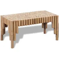 vidaXL Table basse en bambou