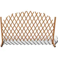 vidaXL Clôture en espalier bois massif 180x100 cm
