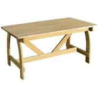 vidaXL Table de jardin en pin 150 x 75 x 74 cm