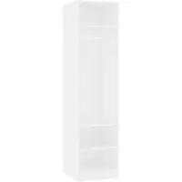 vidaXL Garde-robe Blanc 50x50x200 cm Bois d'ingénierie