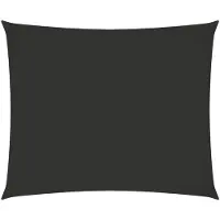 vidaXL Voile d'ombrage Oxford rectangulaire 3,5x4,5 m Anthracite