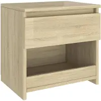 vidaXL Table de chevet Chêne sonoma 40x30x39 cm Bois d’ingénierie