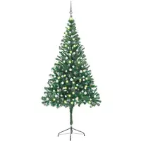 vidaXL Boules lumineuses pour sapin de Noël artificiel, 210 cm, 910 branches