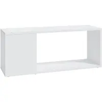 vidaXL Armoire TV Blanc 80x24x32 cm Bois composite