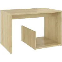 vidaXL Table d'appoint chêne sonoma 59x36x38 cm bois d'ingénierie